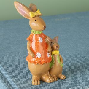 Декоративная фигурка Семейство Кроликов - Мама с малышом 9 см Breitner (Брайтнер) фото 2
