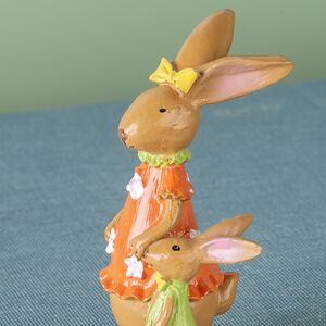 Декоративная фигурка Семейство Кроликов - Мама с малышом 9 см Breitner (Брайтнер) фото 3