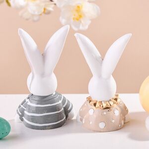 Набор статуэток Парочка Кроликов Петерсон 8 см, 2 шт Breitner (Брайтнер) фото 4