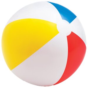 Надувной мяч Цветные дольки 51 см INTEX фото 2