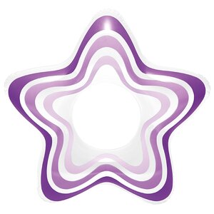 Надувной круг Звезда 74*71 см фиолетовый INTEX фото 2