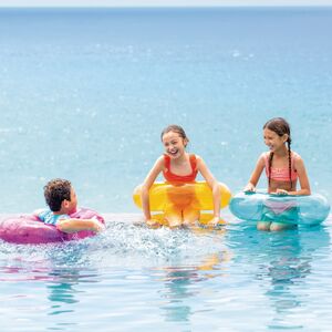 Надувной круг Бублик 76 см оранжевый INTEX фото 7