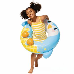 Надувной круг для купания Пингвин 91*76 см INTEX фото 9