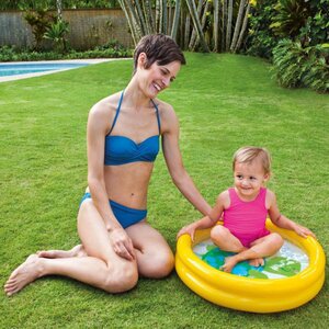 Детский надувной бассейн Мой первый бассейн - Черепашка 61*15 см INTEX (Интекс) фото 2