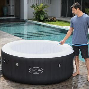 Надувной бассейн-джакузи Lay-Z-Spa: Miami 180*66 см, аэромассаж, теплосберегающий тент Bestway фото 10