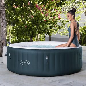 Надувной бассейн-джакузи Lay-Z-Spa: Miami EnergySense 196*66 см, аэромассаж, теплосберегающий тент Bestway фото 5