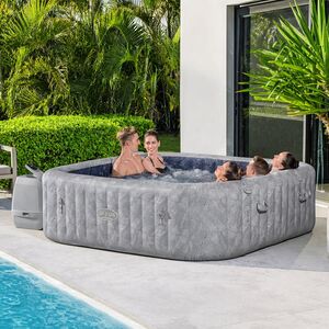 Надувной спа-бассейн 230*71 см 6001Q Bestway San Francisco Smart HydroJet Pro (Бествэй Сан Франциско Смарт Гидроджет Про), теплосберегающий тент Bestway (Бествей) фото 4