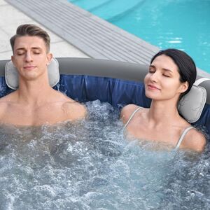 Надувной спа-бассейн 216*80 см 6001T Bestway Santorini Smart HydroJet Pro (Бествей Санторини Смарт Гидроджет Про), теплосберегающий тент, подсветка Bestway (Бествей) фото 7