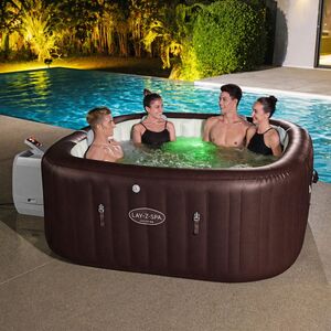 Надувной спа-бассейн 201*80 см 6001U Bestway Maldives Smart HydroJet Pro (Бествей Мальдивы Смарт Гидроджет Про), теплосберегающий тент, подсветка Bestway (Бествей) фото 4