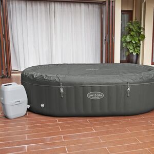 Надувной овальный бассейн-джакузи Lay-Z-Spa: Mauritius 270*180*71 см, аэромассаж, теплосберегающий тент Bestway (Бествей) фото 2