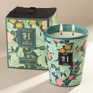 Ароматическая свеча в стакане The Heritage: Цитрус и Вербена 12 см, 40 часов горения