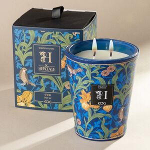 Ароматическая свеча в стакане The Heritage: Бархатный Уд 12 см, 40 часов горения