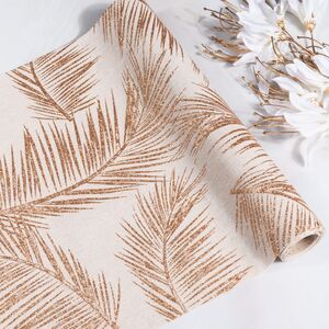 Ткань для декорирования Золотистый Оазис 35*200 см нежный беж (Kaemingk, Нидерланды). Артикул: 611587-1