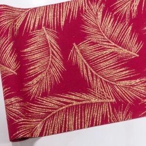 Ткань для декорирования Золотистый Оазис 35*200 см томный бургунди Kaemingk (Кейминг) фото 3