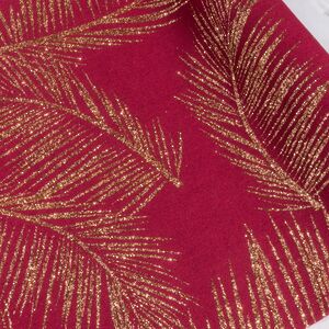 Ткань для декорирования Золотистый Оазис 35*200 см томный бургунди Kaemingk (Кейминг) фото 2