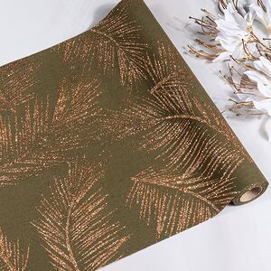 Ткань для декорирования Золотистый Оазис 35*200 см зелёный (Kaemingk, Нидерланды). Артикул: 611587-3