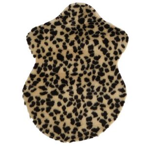 Декоративный меховой коврик Leopardio 55*38 см (Kaemingk, Нидерланды). Артикул: 612130-1