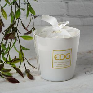 Ароматическая свеча в стакане Gasperi di Soia: Tea&Ginger, 22 часа горения (EDG, Италия). Артикул: 612610-10