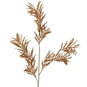 Декоративная ветка Рубе 74 см золотая