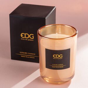 Ароматическая свеча в стакане Gasperi de Luxe: Tea&Ginger 11 см EDG фото 4