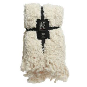 Плюшевый плед Softy 170*130 см белый (Kaemingk, Нидерланды). Артикул: 613078-1