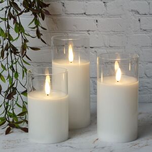 Набор светодиодных свечей Воображение 3 шт, на батарейках (EDG, Италия). Артикул: 613170-10