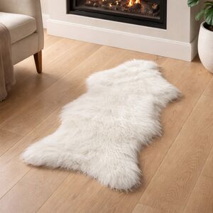 Декоративный меховой коврик Albemia 90*50 см (Kaemingk, Нидерланды). Артикул: 613413