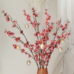 Искусственная ветка Цветущий Персик 118 см (Kaemingk, Нидерланды). Артикул: 628509