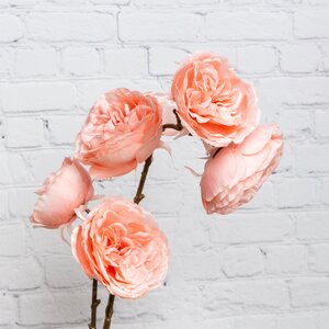 Искусственная Роза Шёлковое Сияние 58 см нежно-розовая Kaemingk фото 1