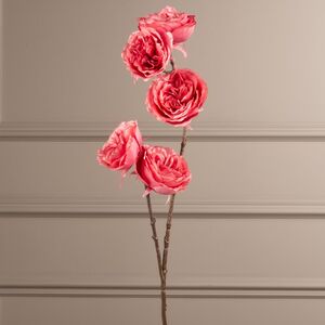 Искусственная Роза Шёлковое Сияние 58 см розовая Kaemingk (Кейминг) фото 3