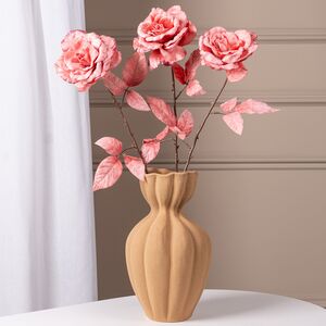 Искусственная роза Аурелия 60 см розовый бархат Kaemingk фото 1