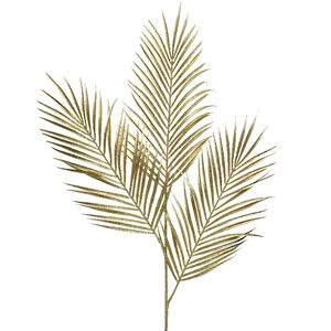 Декоративная ветка Сверкающий Папоротник 93 см золотой (Kaemingk, Нидерланды). Артикул: 629144