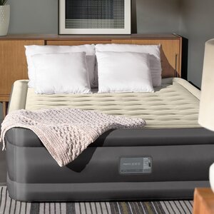Надувная кровать с насосом TruAire Queen с USB-портом 152*203*46 см INTEX фото 1