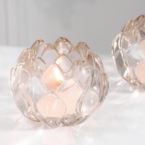 Стеклянный подсвечник для чайной свечи Артишок - Balcombe 8 см