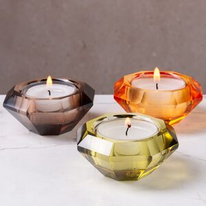 Набор стеклянных подсвечников Calore Avvolgente 7 см, 3 шт Kaemingk (Кейминг) фото 5