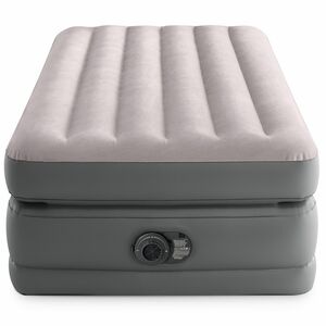 Надувная кровать с насосом Prime Comfort Twin, 99*191*51 см, серая INTEX (Интекс) фото 4