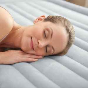 Надувная кровать с насосом Comfort-Plush 99*191*46 см INTEX фото 4
