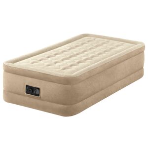 Надувная кровать с насосом Ultra Plush 99*191*46 см (INTEX, Китай). Артикул: 64456