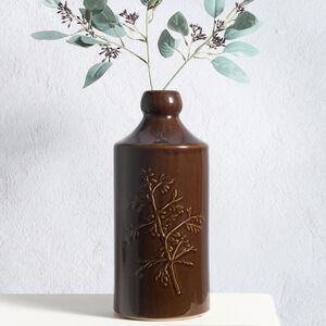 Декоративная ваза Ботаника 30 см шоколадная