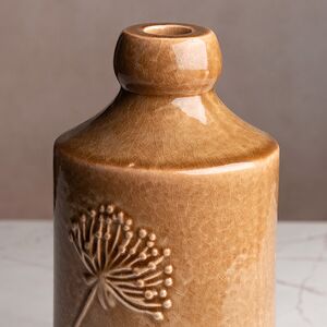 Декоративный подсвечник Ботаника 21 см карамельный Kaemingk фото 2