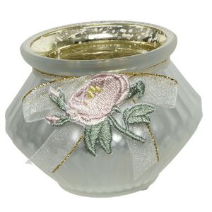 Стеклянный подсвечник Fleur Romantique: Blank 8 см (Kaemingk, Нидерланды). Артикул: 645318-1