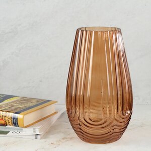 Стеклянная ваза Naples Sunset 25 см (Kaemingk, Нидерланды). Артикул: ID76151