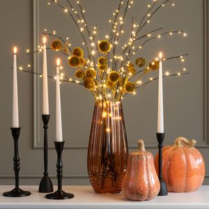 Стеклянная ваза Naples Sunset 35 см Kaemingk фото 3