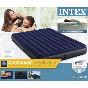 Надувной матрас Classic Downy 152*203*25 см INTEX фото 6