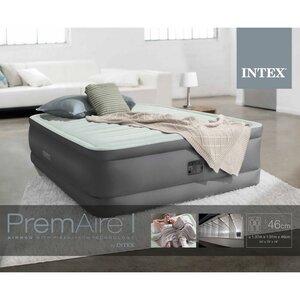Надувная кровать с насосом Premaire I 137*191*46 см INTEX фото 7