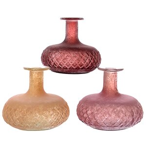 Декоративная бутылка Сильвия 12*14 см розовая Kaemingk фото 2
