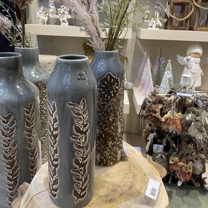 Керамическая ваза-бутылка Giverny Plante 45 см Kaemingk фото 2