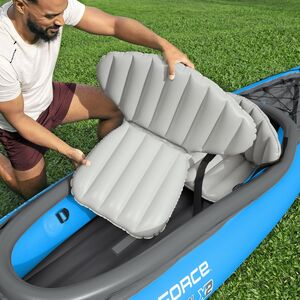 Надувная байдарка Champion-X2 (Чемпион -Икс2) двухместная 331*88 см + насос и весла Bestway (Бествей) фото 4