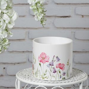 Декоративное кашпо Летний Луг 13 см, керамика Kaemingk (Кейминг) фото 2