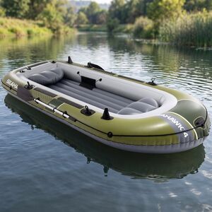 Надувная лодка Seahawk (Сихок) четырехместная 351*145*48 см + насос и весла INTEX (Интекс) фото 3